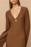 KAILANI BELL SLEEVE MAXI DRESS