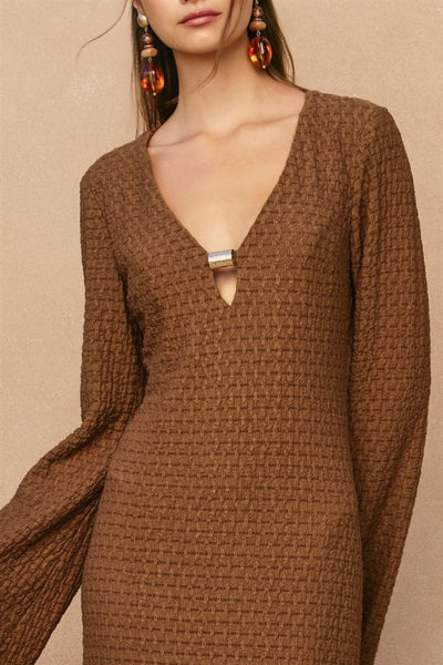 KAILANI BELL SLEEVE MAXI DRESS