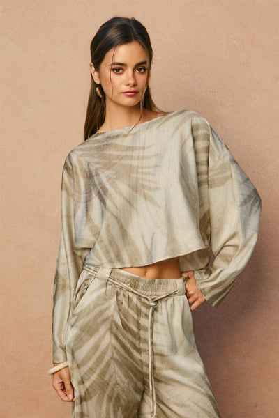 BERENICE SILKY BATWING TOP