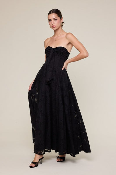 ADORE EMBOSSED OPEN BACK MAXI