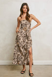 ISABELLA TIE DETAIL MIDI DRESS