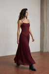 KIARA PLEATED MAXI DRESS