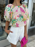BLOSSOM PUFF SLEEVE TOP