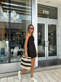CIELO LINEN HALTER DRESS