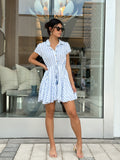 DEVON STRIPED MINI DRESS