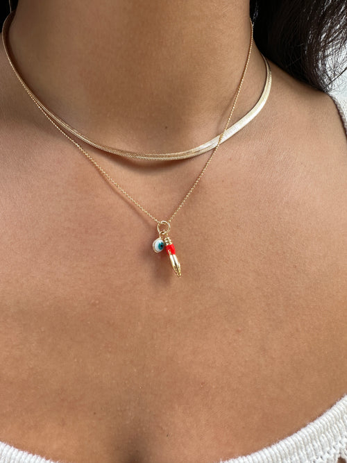 MEDALLION CLUSTER NECKLACE