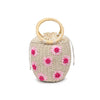 EMALINE RAFFIA BEADED BUCKET BAG