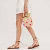EMALINE RAFFIA BEADED BUCKET BAG