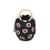 EMALINE RAFFIA BEADED BUCKET BAG