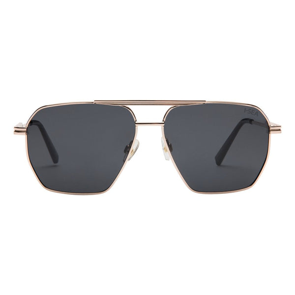 PIPER GOLD FRAME POLARIZED SUNGLASSES