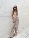 MILAN TAUPE TROUSERS